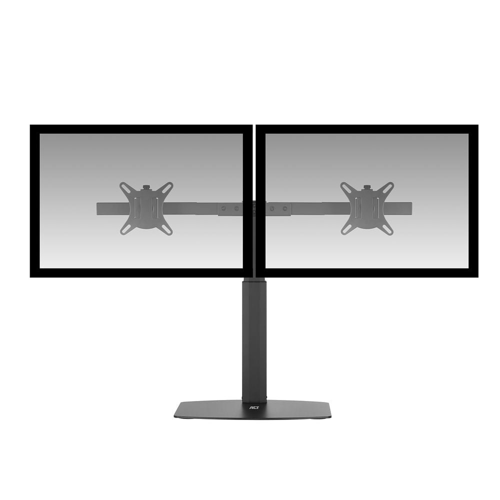 ACT Monitor desk stand gas spring crossbar 2 Screens