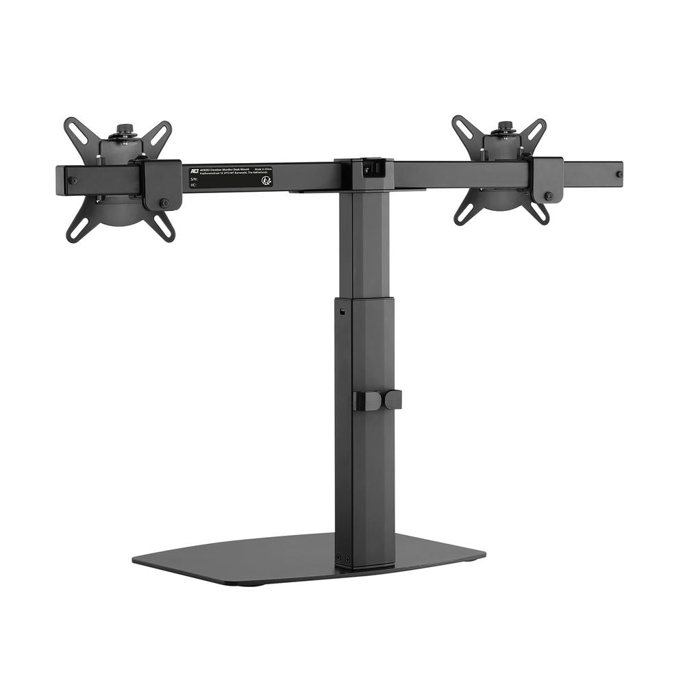 ACT Monitor desk stand gas spring crossbar 2 Screens