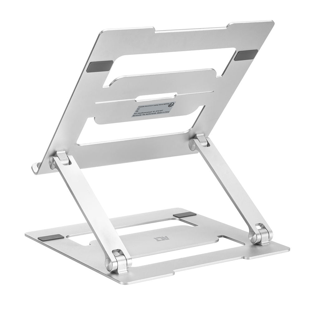 ACT Laptop stand foldable, aluminium