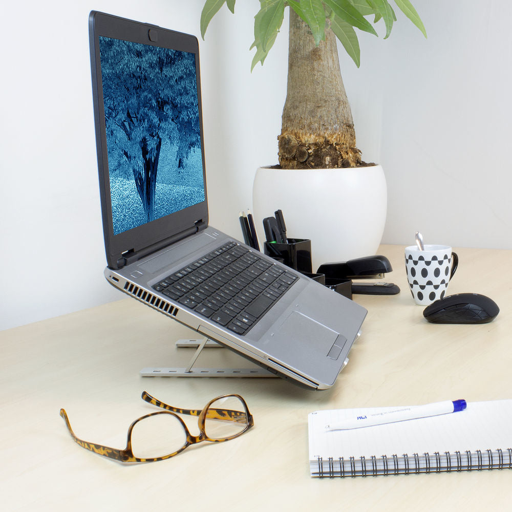 ACT Laptop stand portable, aluminium