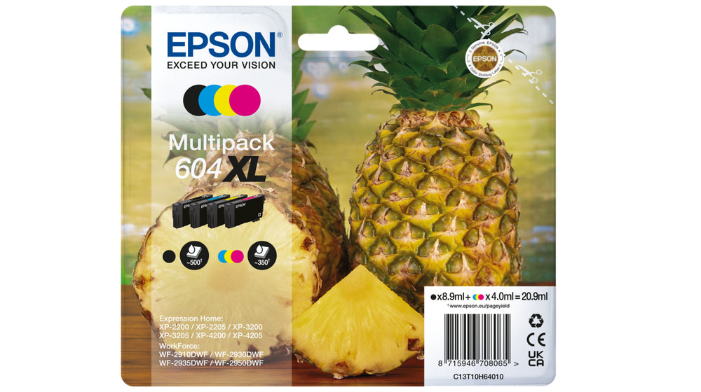 EPSON Multipack 4colours 604XL Ink