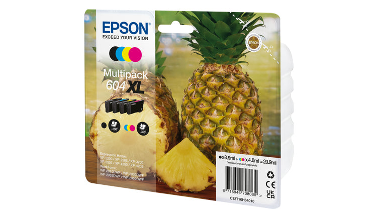 EPSON Multipack 4colours 604XL Ink