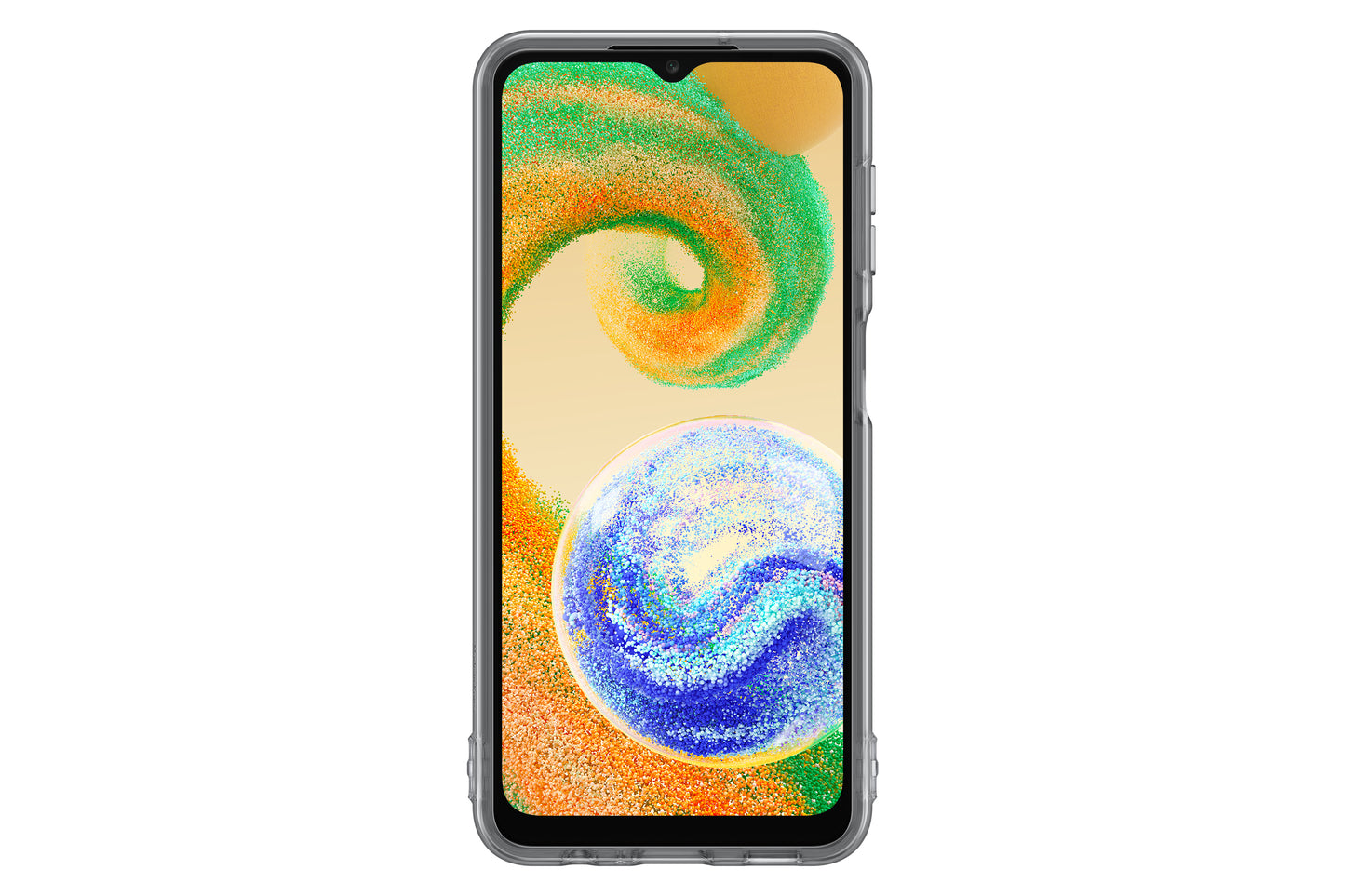 SAMSUNG SOFT CLEAR COVER A04s BLACK