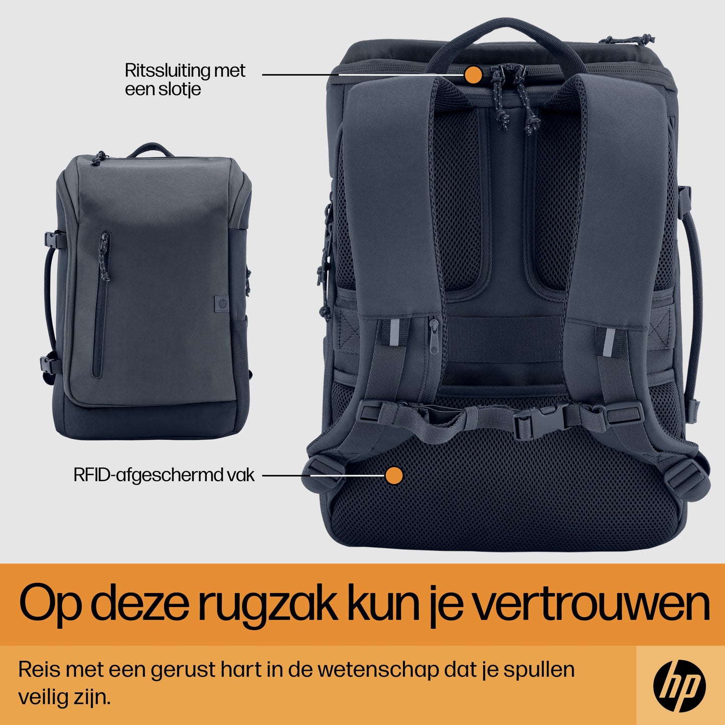HP Travel 25L 15.6 IGR Laptop Backpack 6H2D8AA