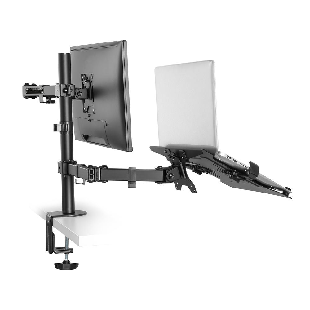 ACT Monitorarm met laptophouder, 1 scherm