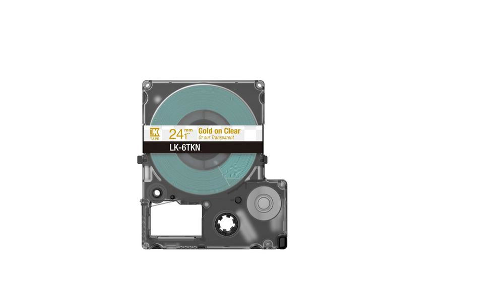 Epson Metallic Clear/Gold 24mm LK-6TKN C53S672098