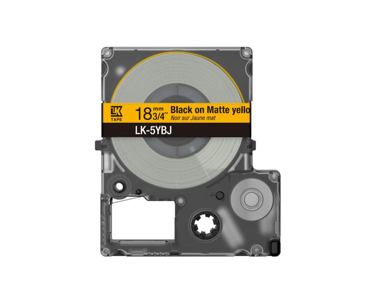 Epson Matte Yellow/Black 18mm LK-5YBJ C53S672075