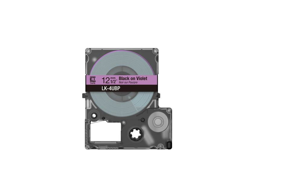 Epson Purple/Black 12mm LK-4UBP C53S672101
