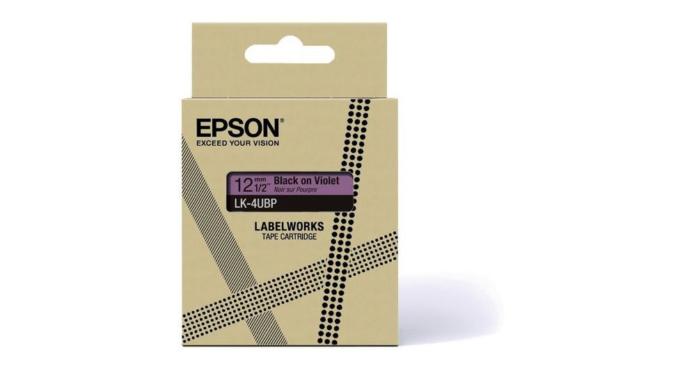 Epson Purple/Black 12mm LK-4UBP C53S672101
