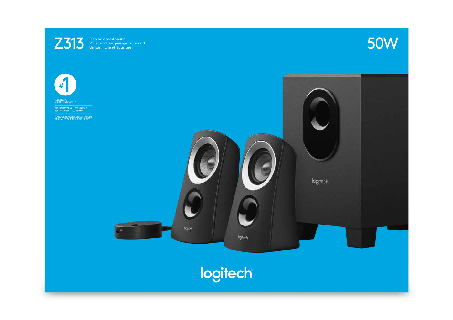 Logitech Z313 speakersysteem met subwoofer