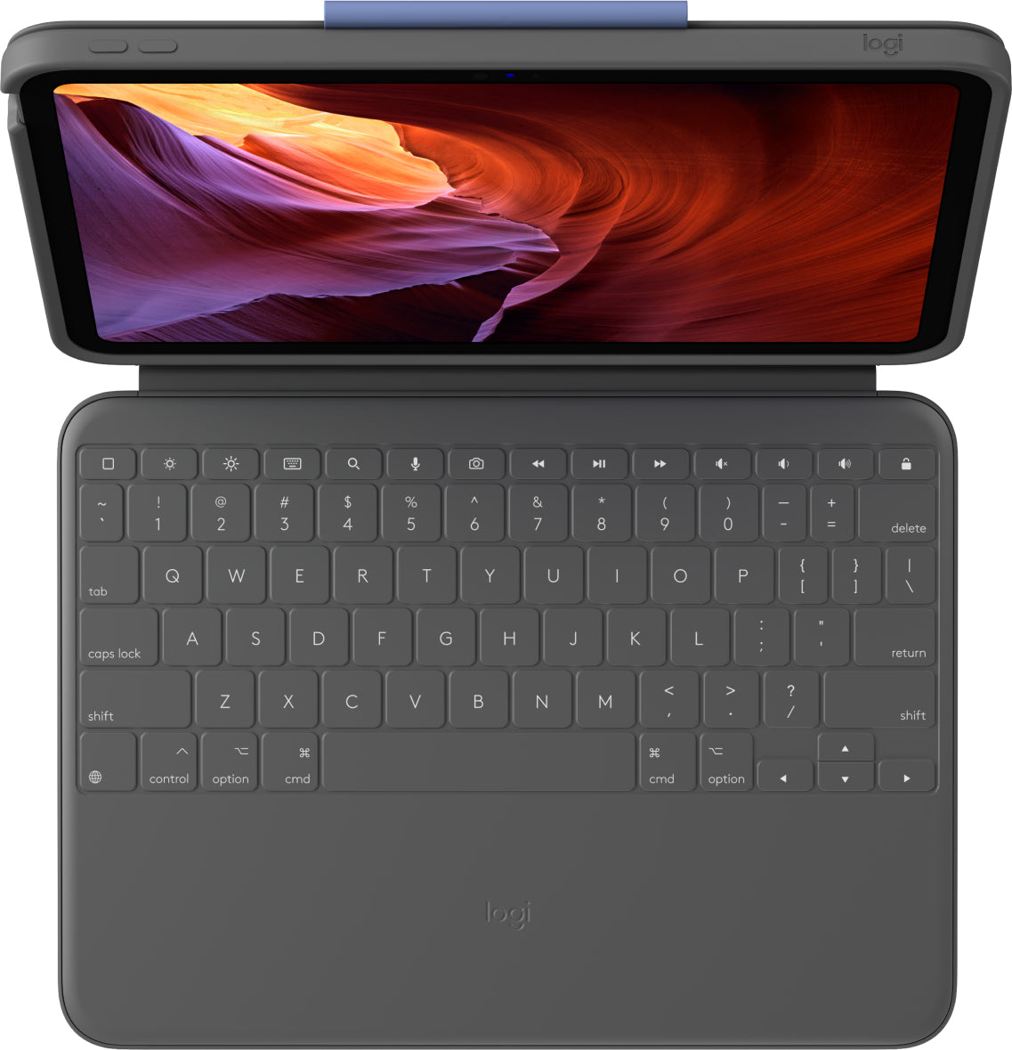 Logitech Rugged Folio for iPad (10th gen & A16) - OXFORD GREY - Azerty