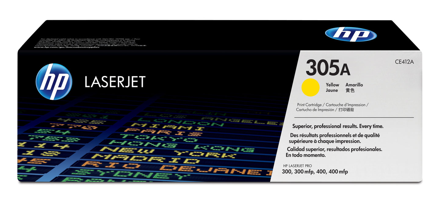 HP Toner/305A Yellow LaserJet TonerCart