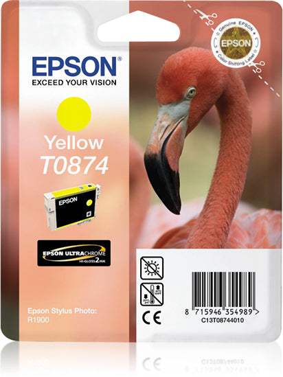 INK CARTRIDGE T0874 YELLOW 11 4ML C13T08744010