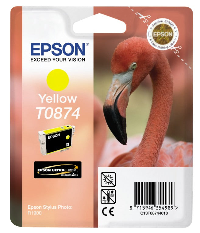 INK CARTRIDGE T0874 YELLOW 11 4ML C13T08744010