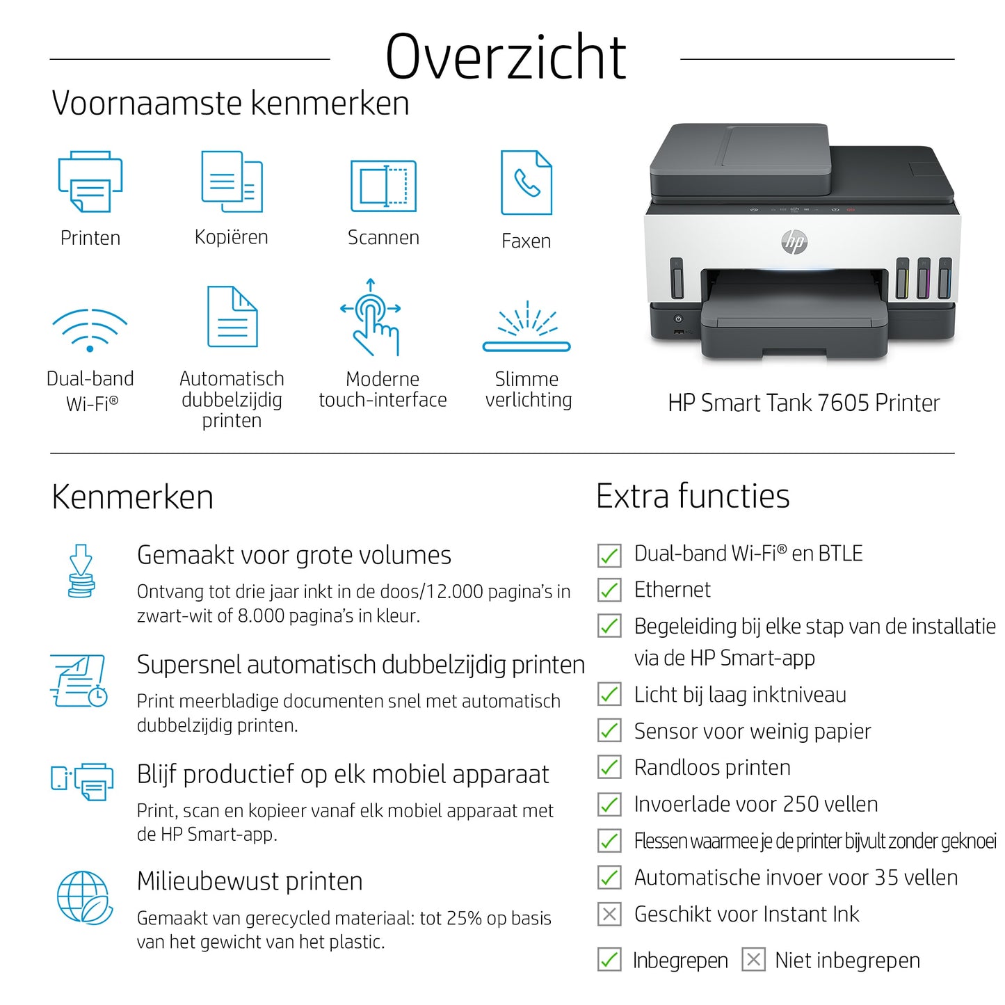 HP SMART TANK 7605
