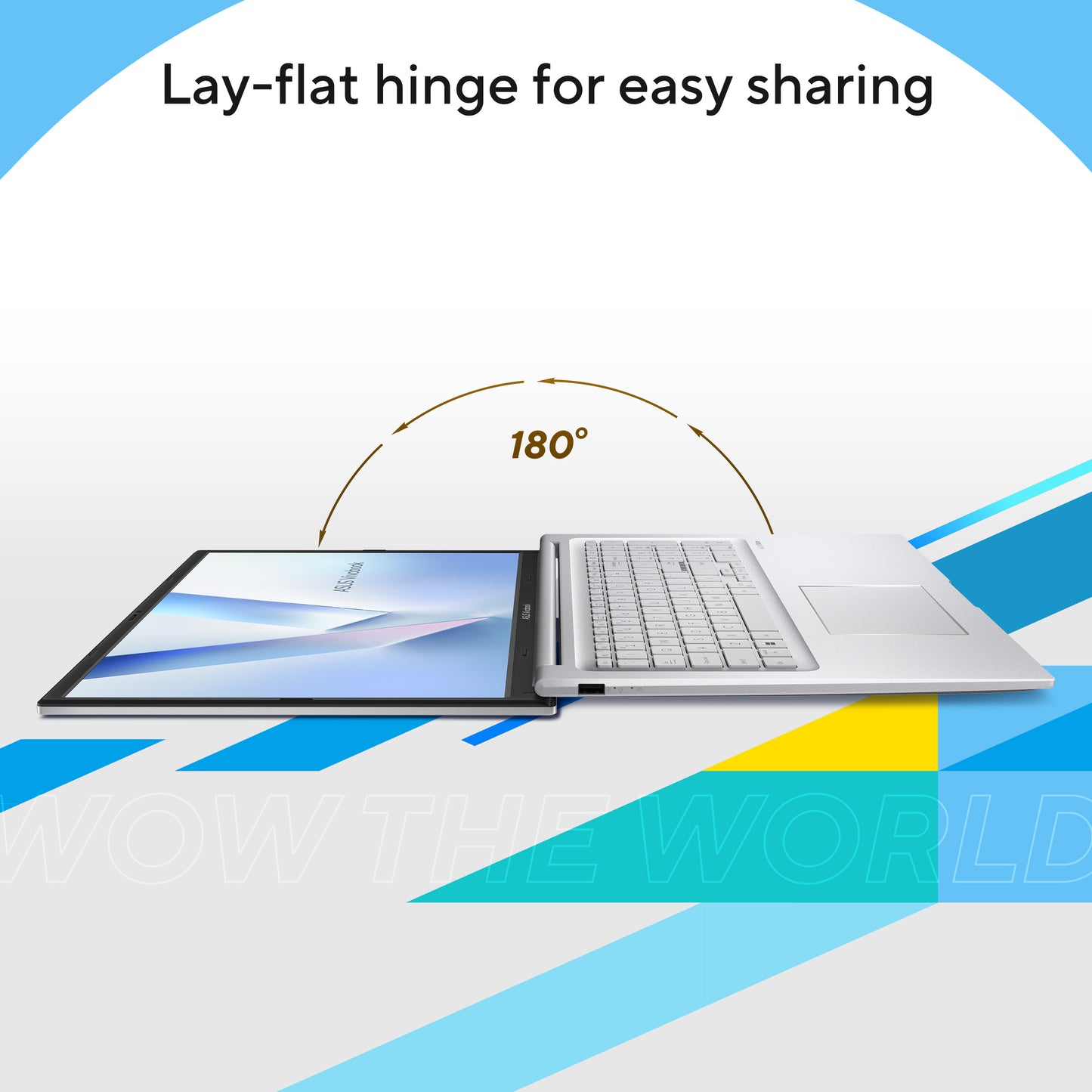 ASUS Vivobook 17 X1704VA-AU1080W, 17.3 FHD IPS, Intel Core 3 100U, 8GB, 512GB SSD, W11H, Blauw