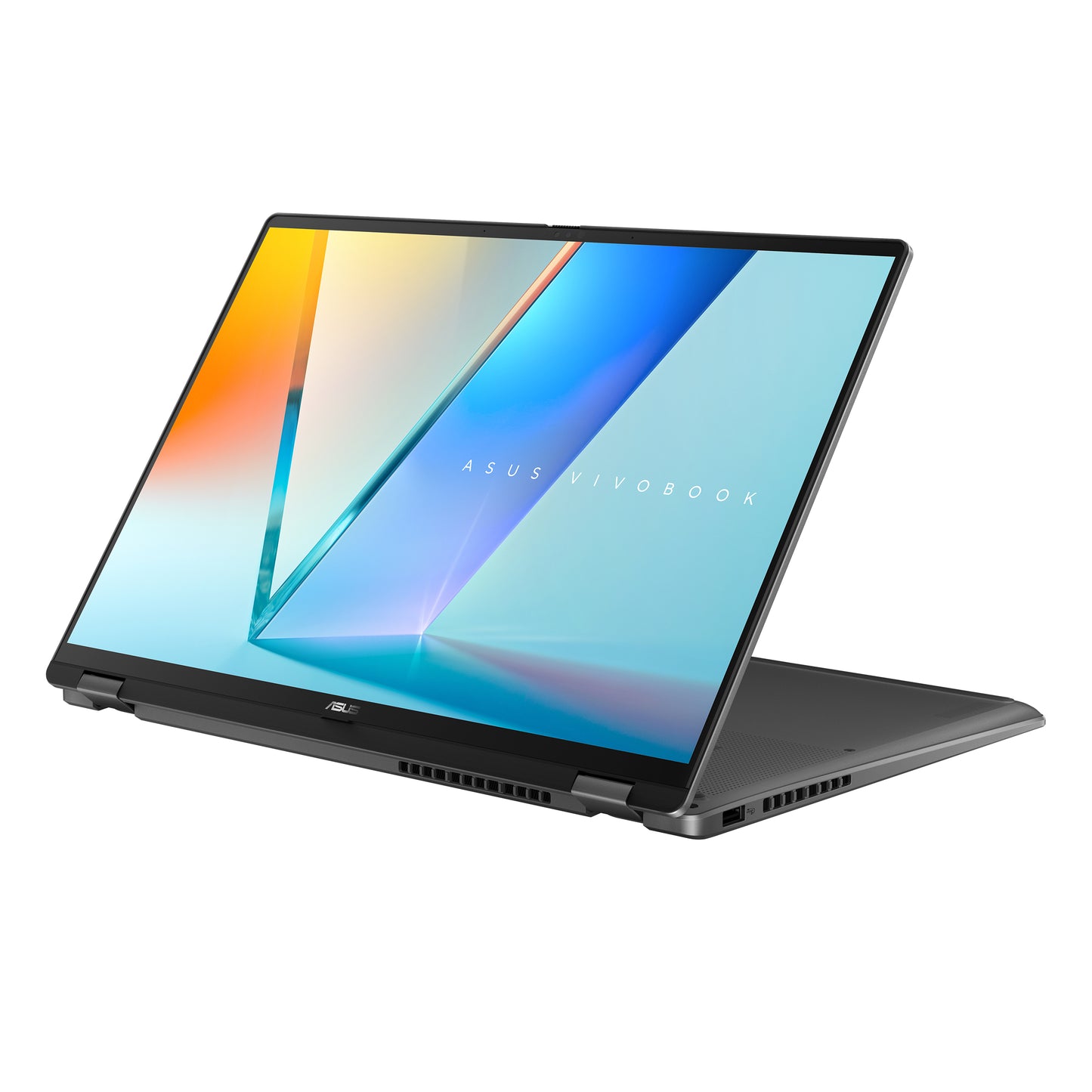 ASUS Vivobook 16 Flip, 16inch 3K OLED TOUCH, Intel Ultra 7 285V, 32GB, 1TB PCIe NVMe SSD, Intel Arc Graphics, Grijs, W11 Home