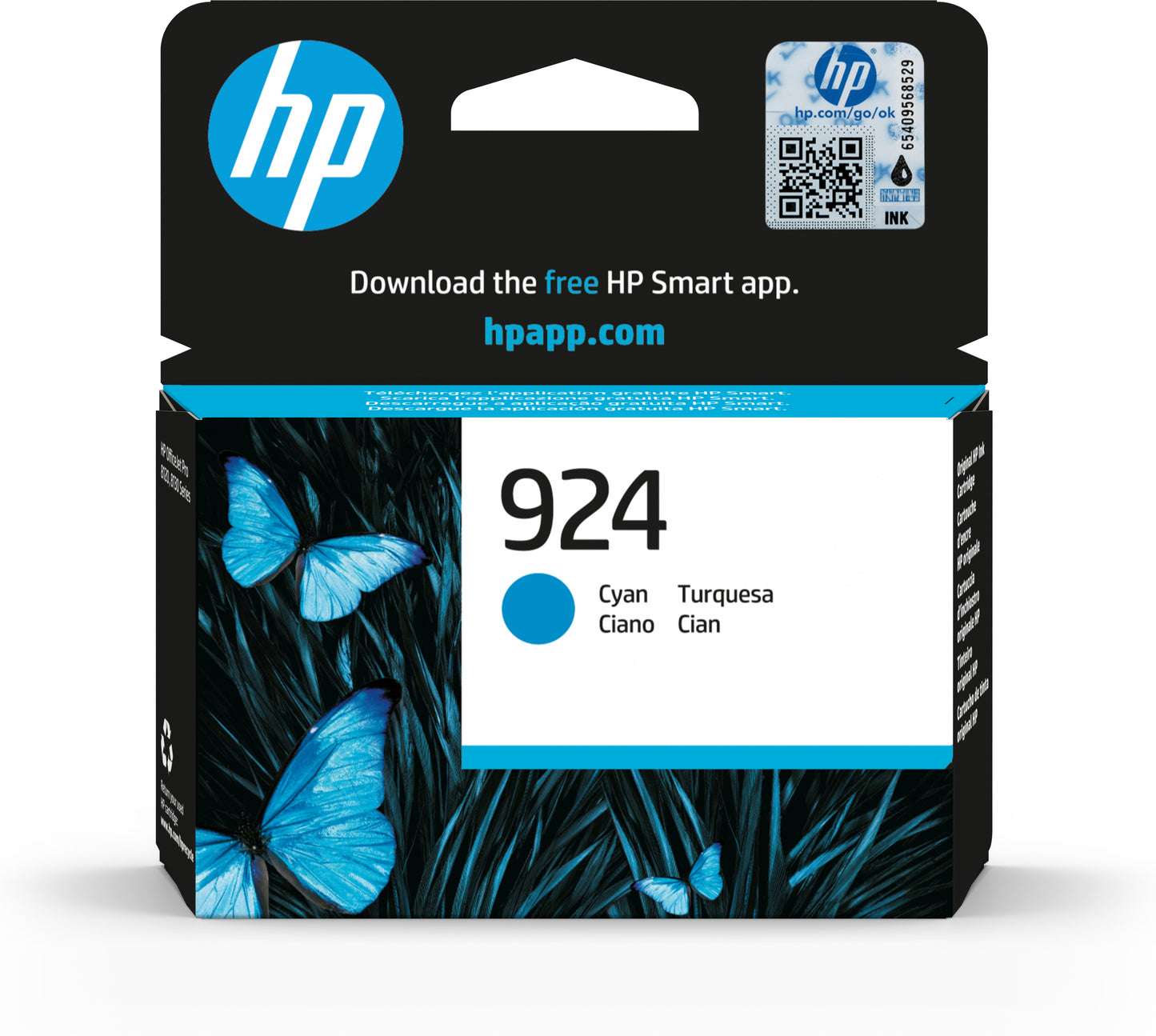 HP 924 INKTCARTRIDGE CYAAN