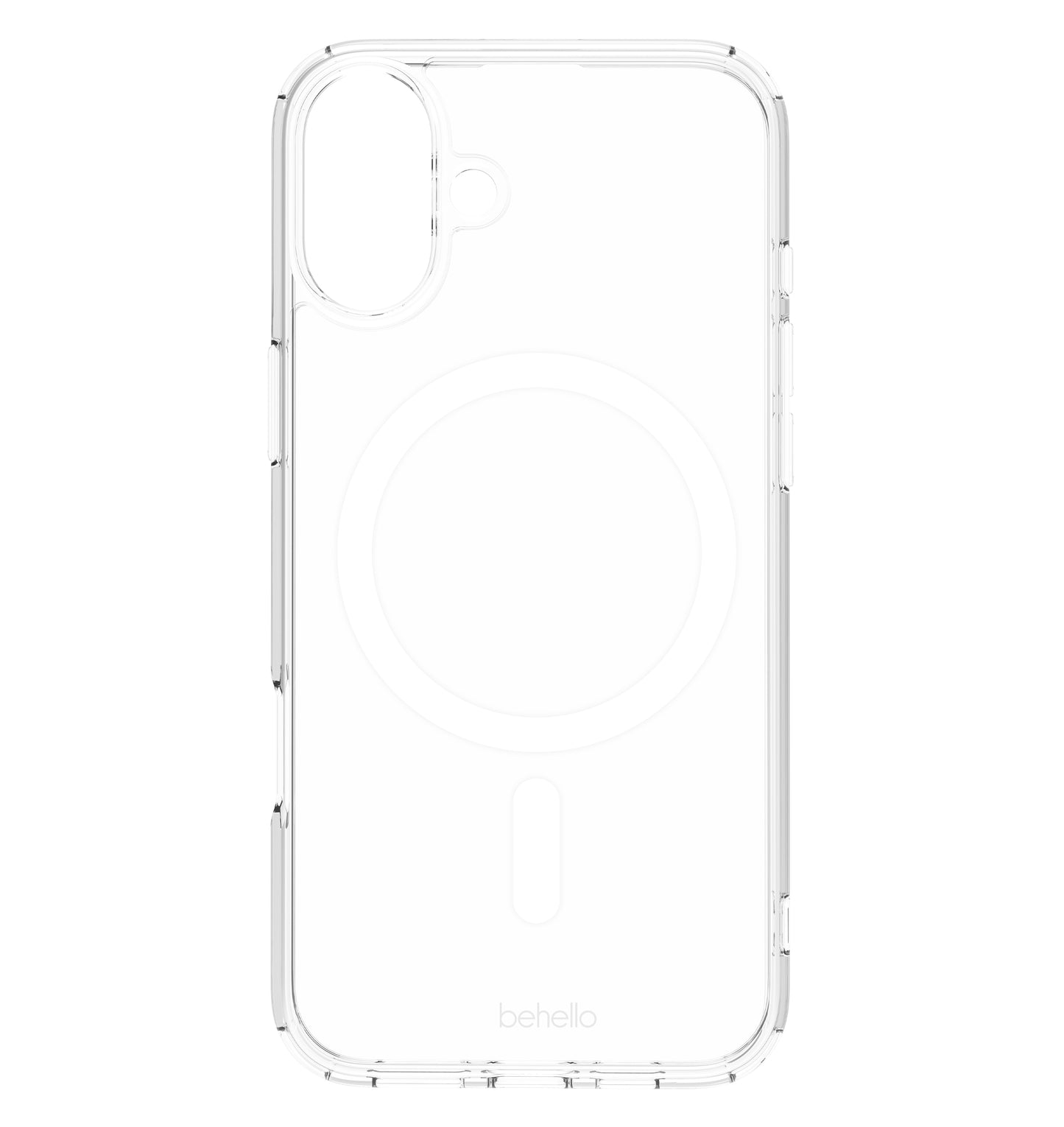 iP 16 Transparant Case Magnetic Ring