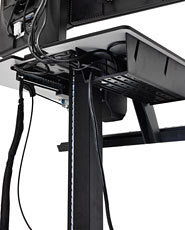 Workfit-C Sit-Stand Dual LCD Black. 24-214-085