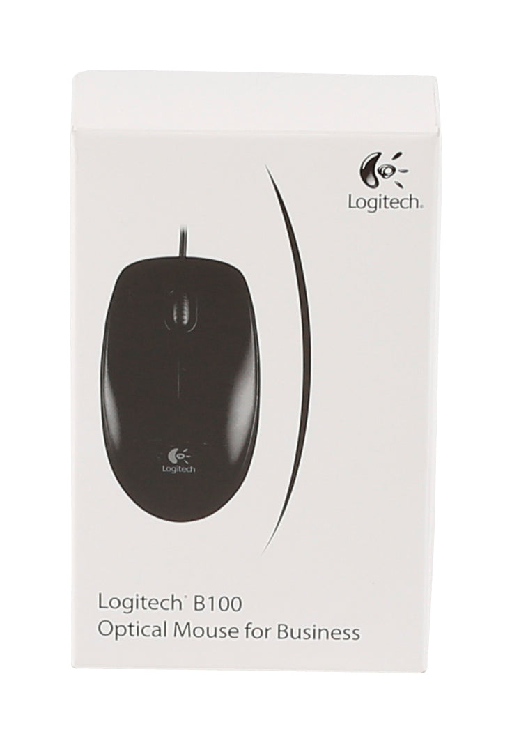 Logitech B100 Optical USB Mouse Black