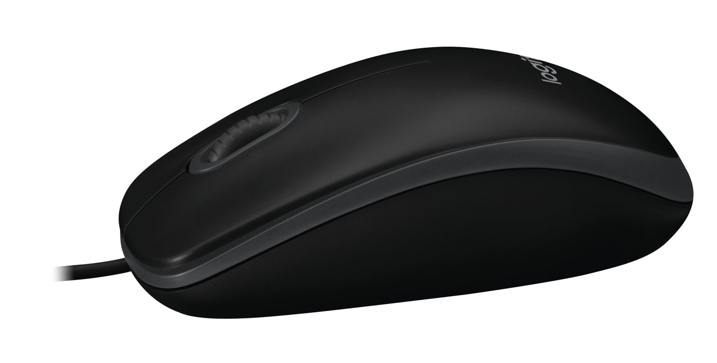 Logitech B100 Optical USB Mouse Black