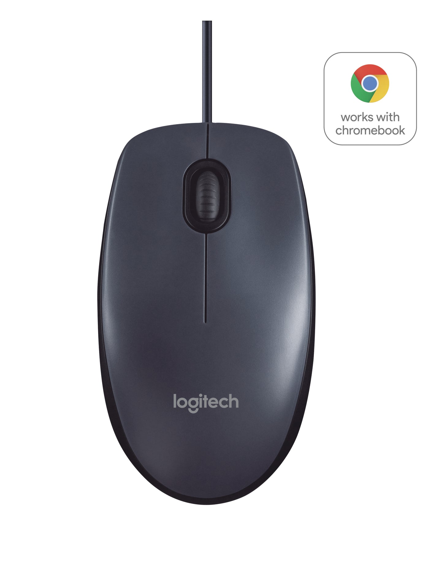 Logitech B100 Optical USB Mouse Black