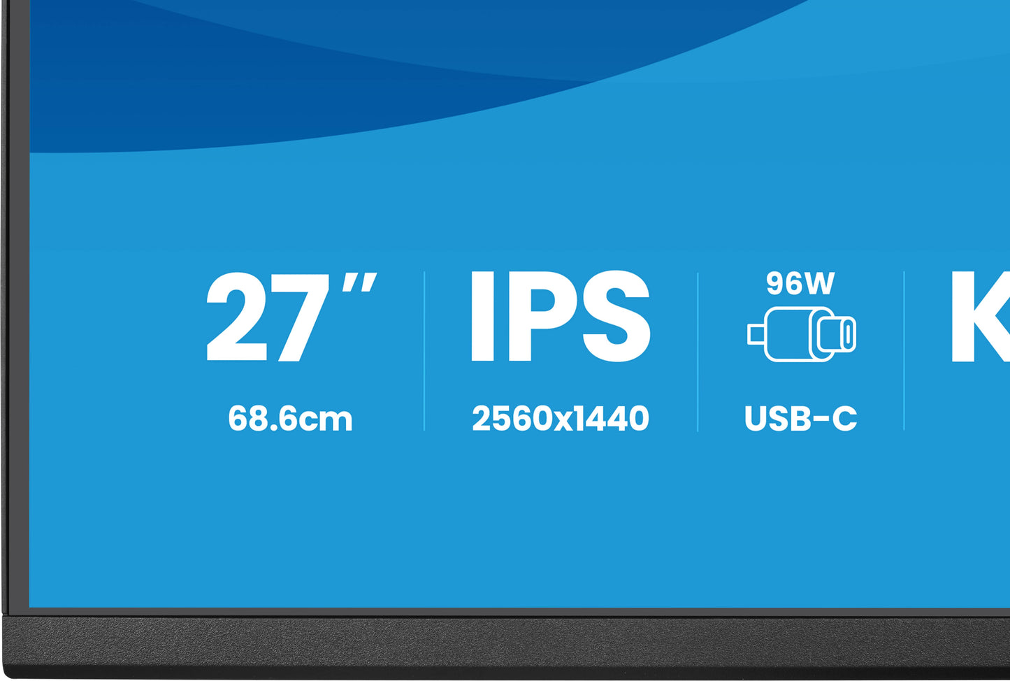 Iiyama Prolite XB2797QSNP-B1 27WIDE LCD, 2560 x 1440 QHD, IPS panel, LED Bl., Adaptive Sync, USB-Hub (2xOut v3.2 +2xUSB-C(7,5 Watt)), Pivot