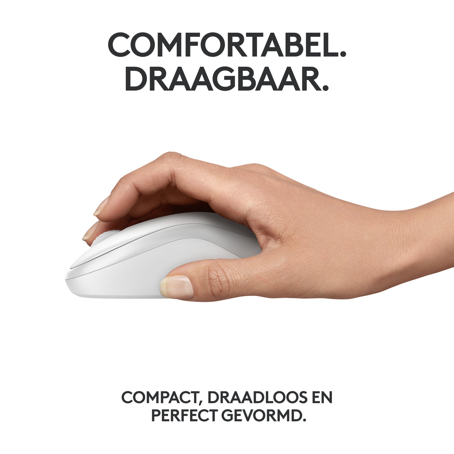 Logitech M240 Stille Bluetooth Muis, 18 maanden batterijduur, voor Windows, macOS, ChromeOS, Compatibel met PC, Mac, Laptop, Tablets - White