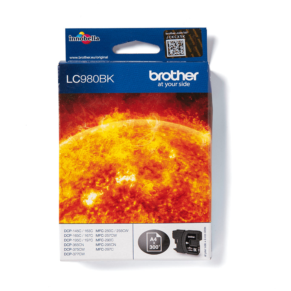 Brother LC980BK inktcartridge zwart