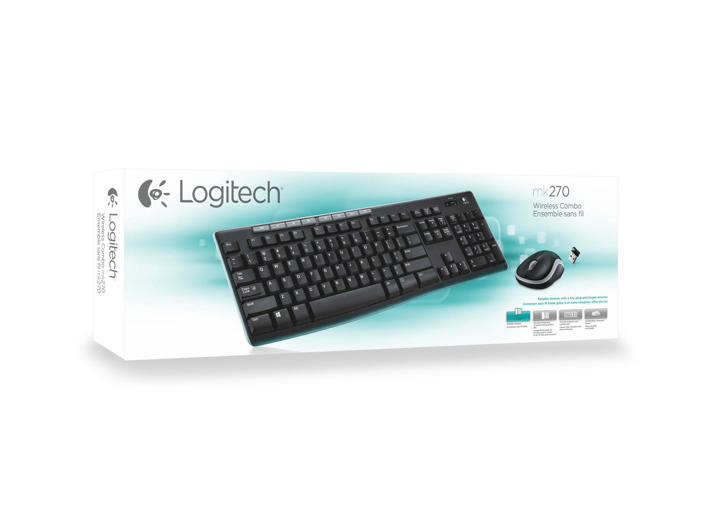 LOGITECH WIRELESS COMBO MK270 QWERTY UK