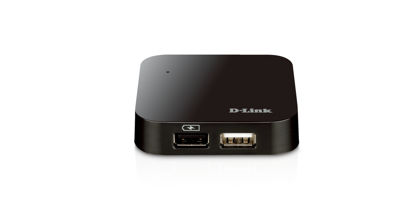 D-Link DUB H4 - Hub - 4 x USB 2.0 - desktop