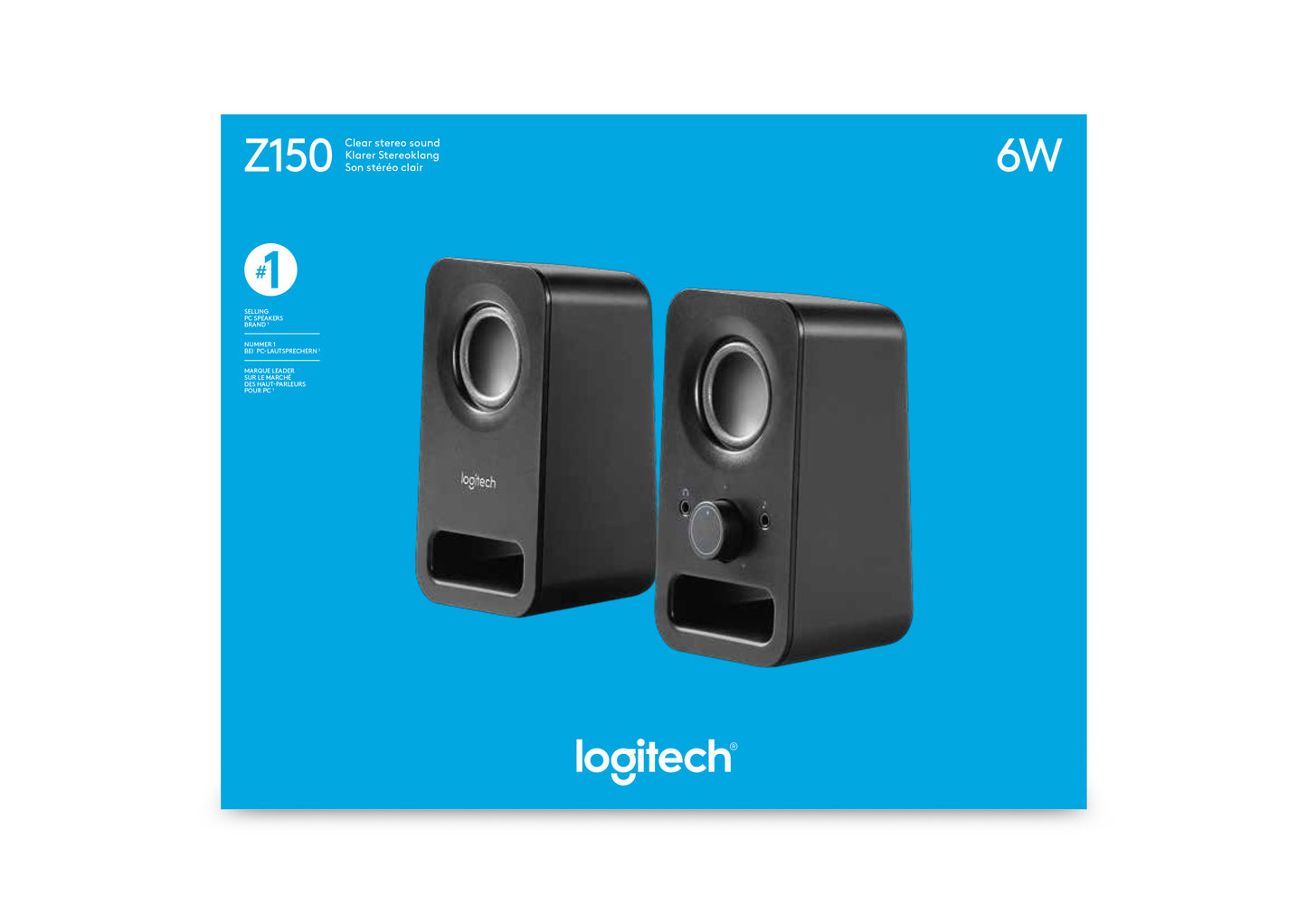 Logitech Multimedia Speaker Z150 Midnight Black