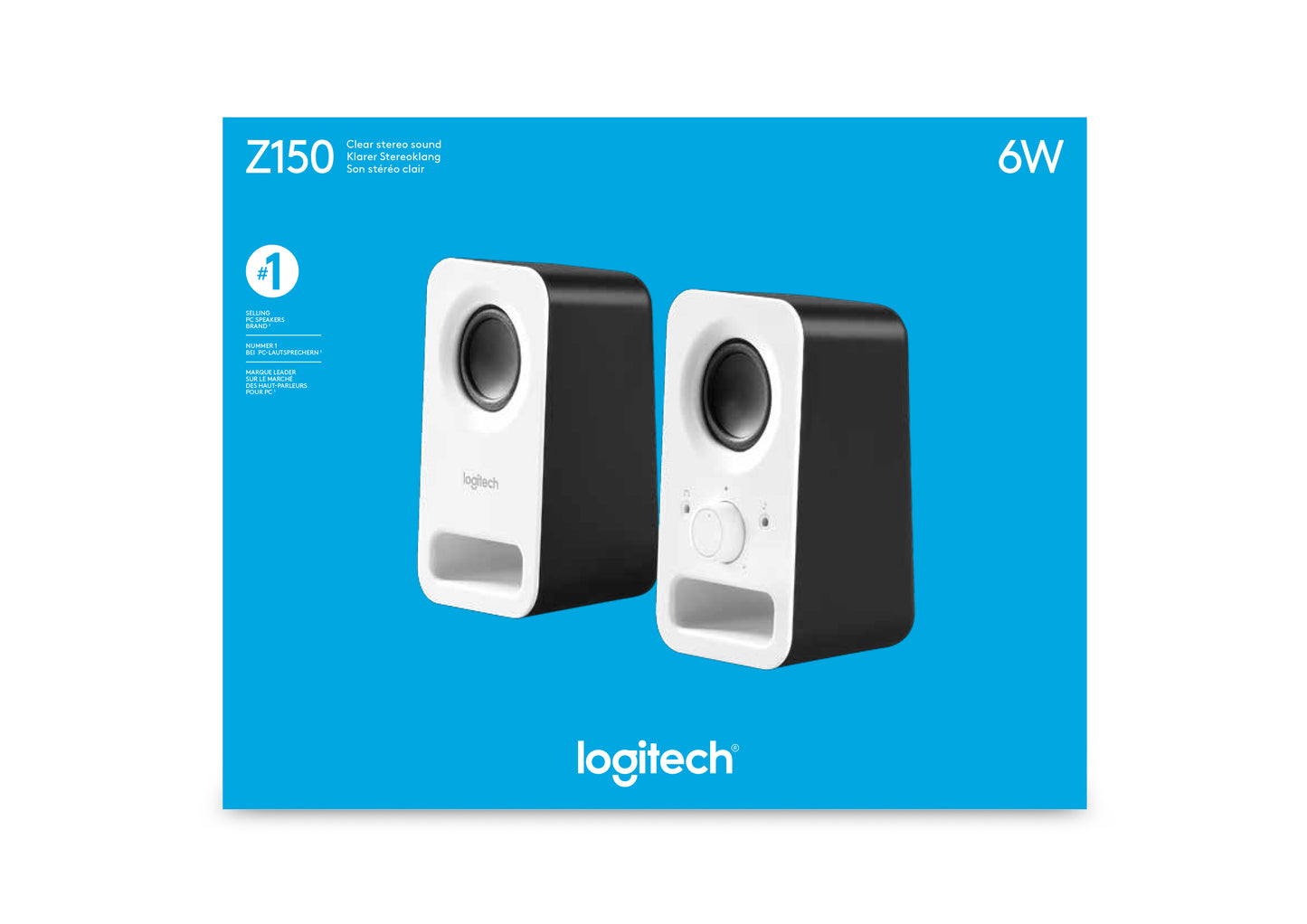 Logitech Multimedia Speakers Z150 Snow White