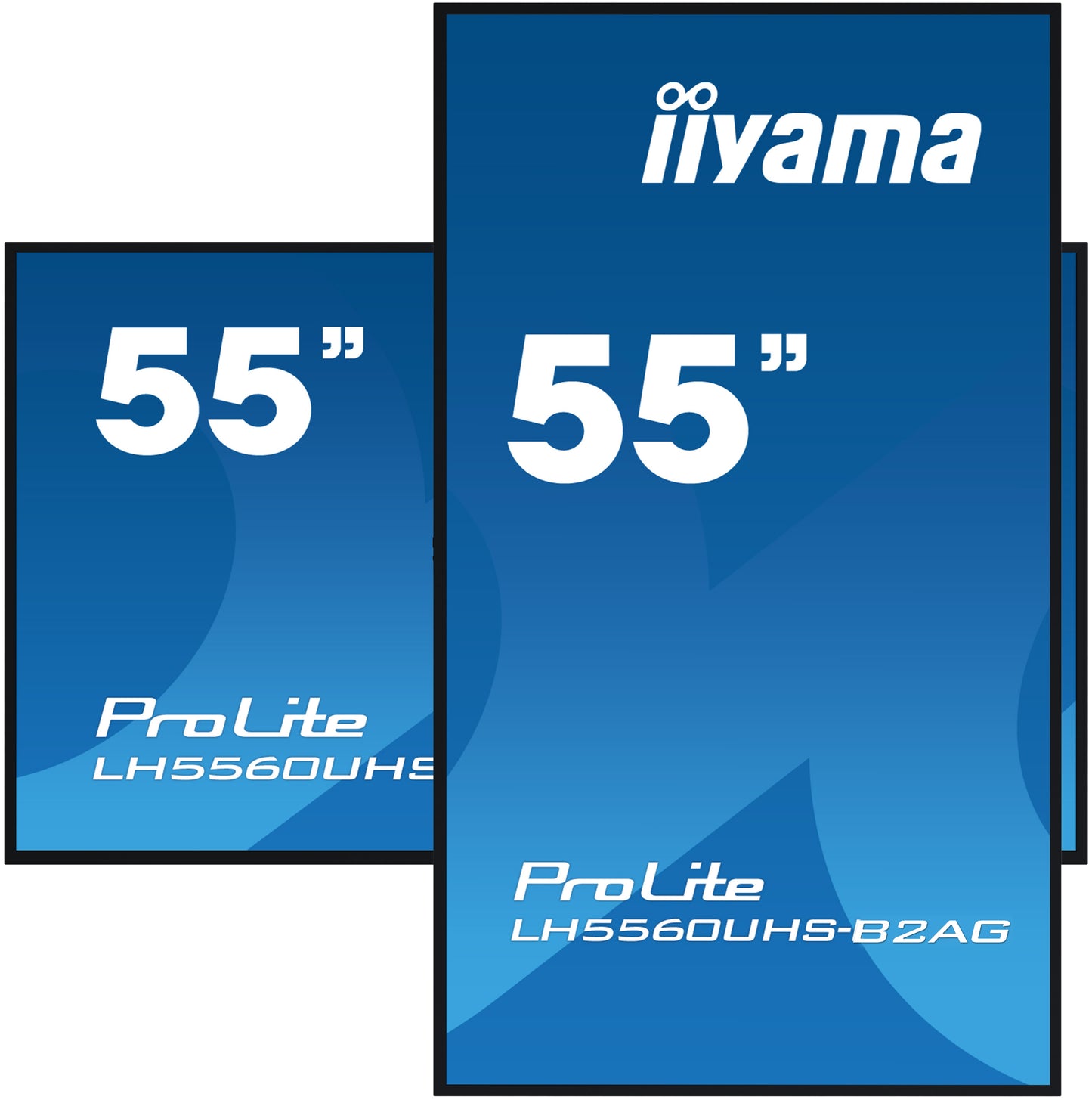 IIYAMA LH5560UHS-B2AG 55inch 3840x2160 UHD VA panel Haze 25perc 500cd/m2 Landscape and Portrait Wallmount Included