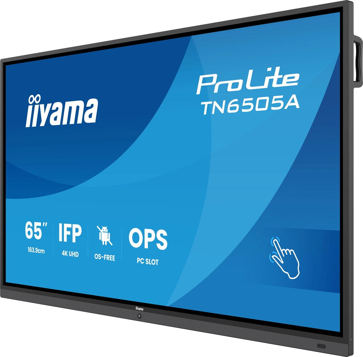 IIYAMA TN6505A-B1AG 65inch IFP OS-free 40-Points DeepContrast IR+ with Zero Gap - Air bonding Anti-glare and Bacteria coating