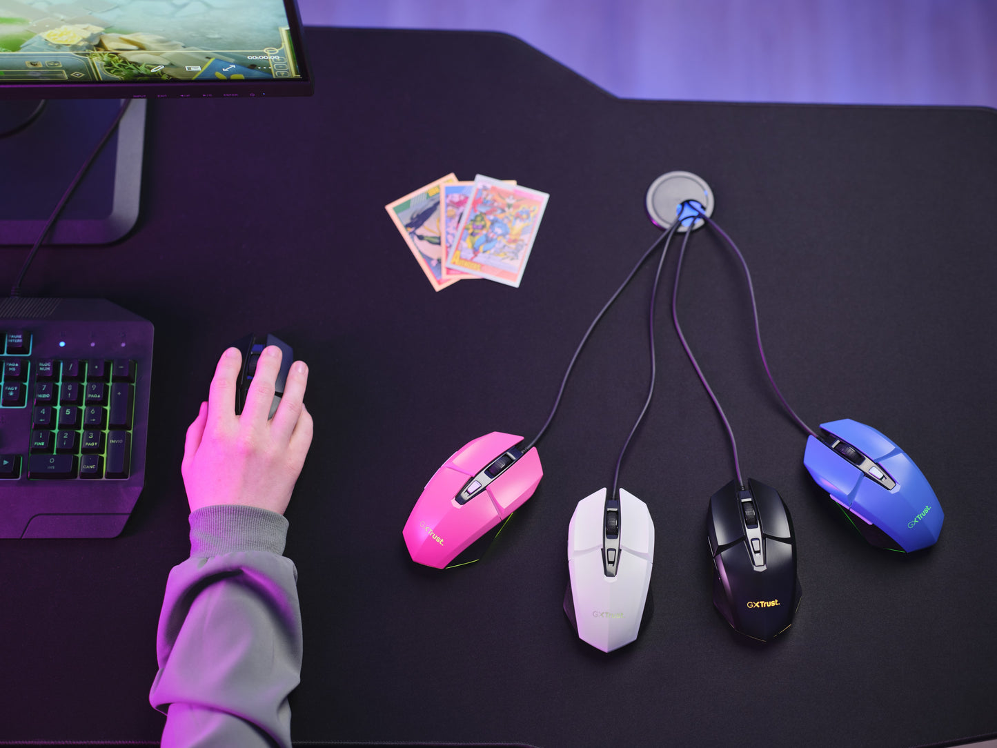 TRUST GXT109 FELOX GAMING MOUSE BLACK