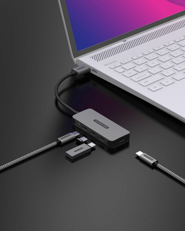 USB-A to 4x USB-C Hub