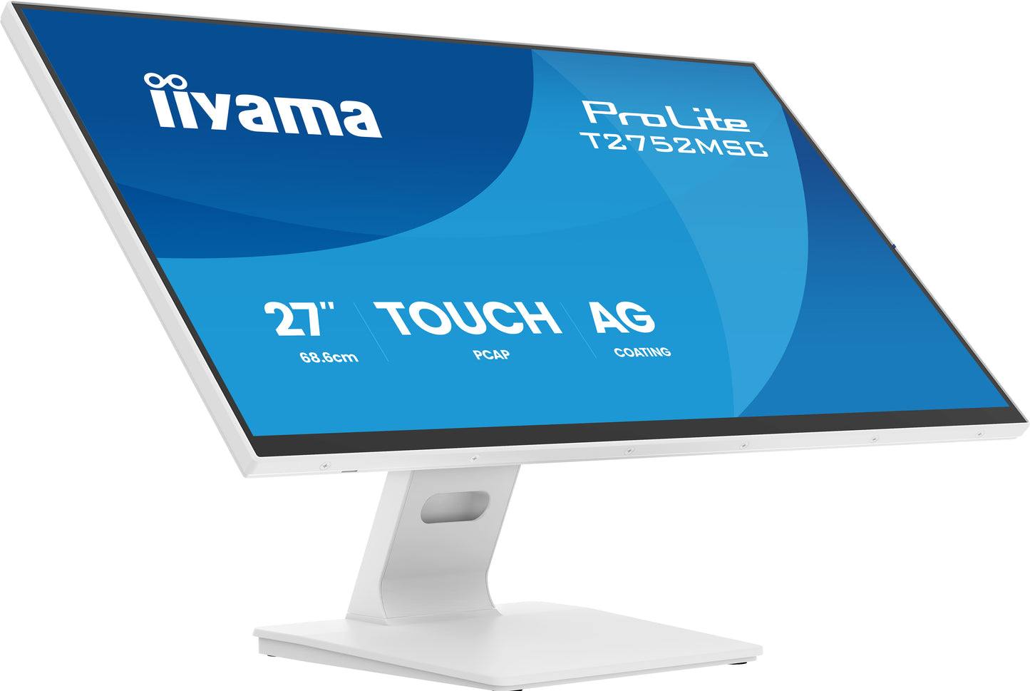 IIYAMA T2752MSC-W1AG 27inch WHITE IPS Optical Bonded PCAP 10P Touch with AG and Anti-Finger print coating 1920x1080