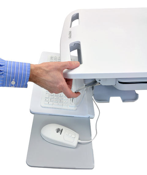 STYLEVIEW LAPTOP CART 1 DRAWER SV43-1110-0