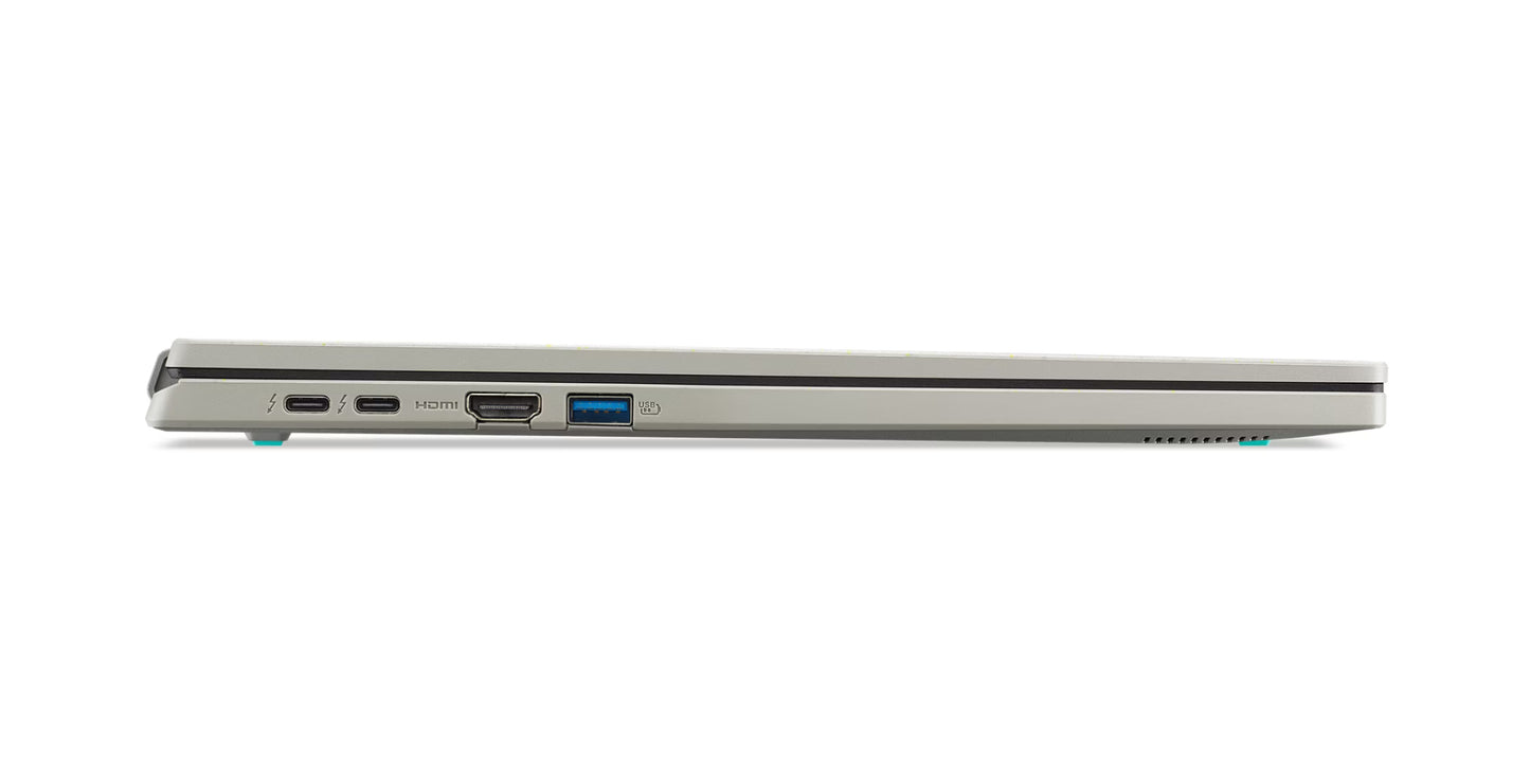 Acer Aspire Vero 16 AV16-71P-53DY, 16 WUXGA IPS, Intel Core Ultra 5 225H, 16GB LPDDR5X, 512GB PCIe NVMe SSD,  Intel Arc Graphics, W11H, Gre