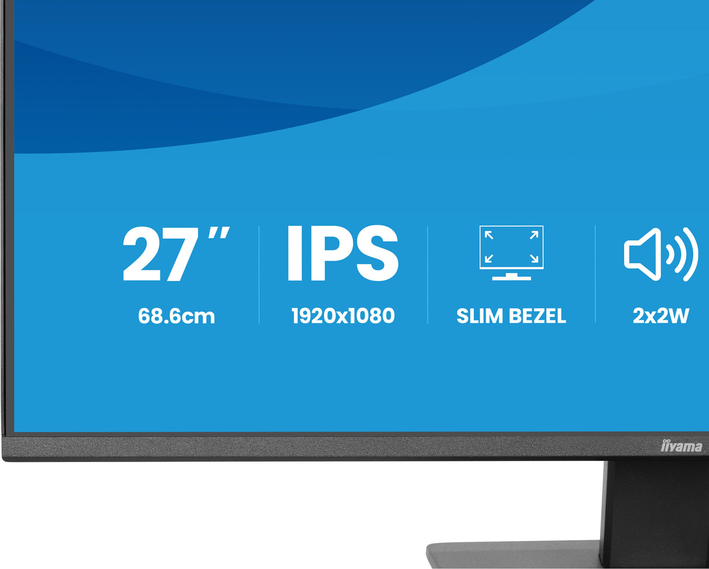 IIYAMA X2793HSU-B1 27inch IPS FHD 120Hz 350cd/m2 1ms 1500:1 HDMI DP 2xUSB 2.0 Speakers