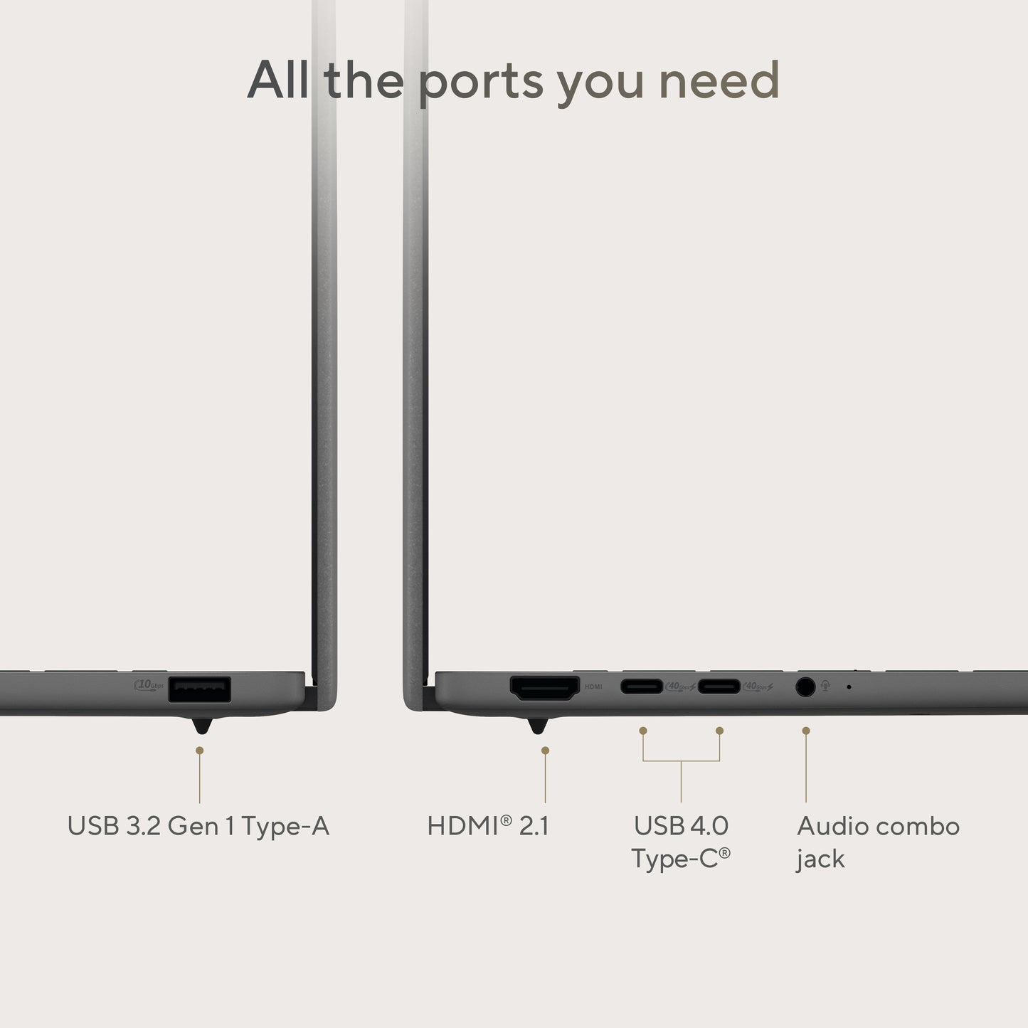 Asus Zenbook A14 AI, 14inch WUXGA OLED, Snapdragon X Elite, 32GB, 1TB PCIe NVMe SSD, Qualcomm Adreno Graphics, Grijs, W11 Home