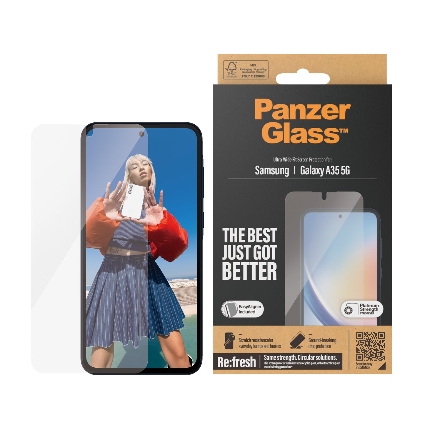 PANZERGLASS SAMSUNG GALAXY A35 UWF