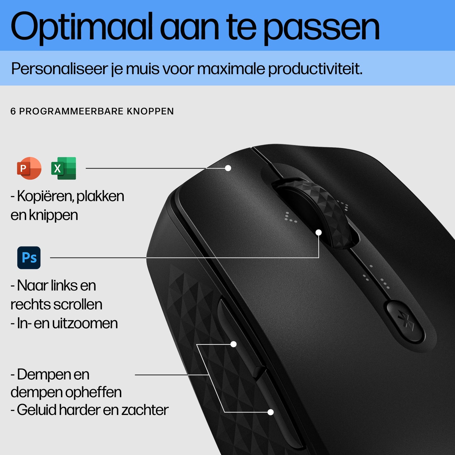HP 425 Progmable Wireless Mouse EMEA-INT