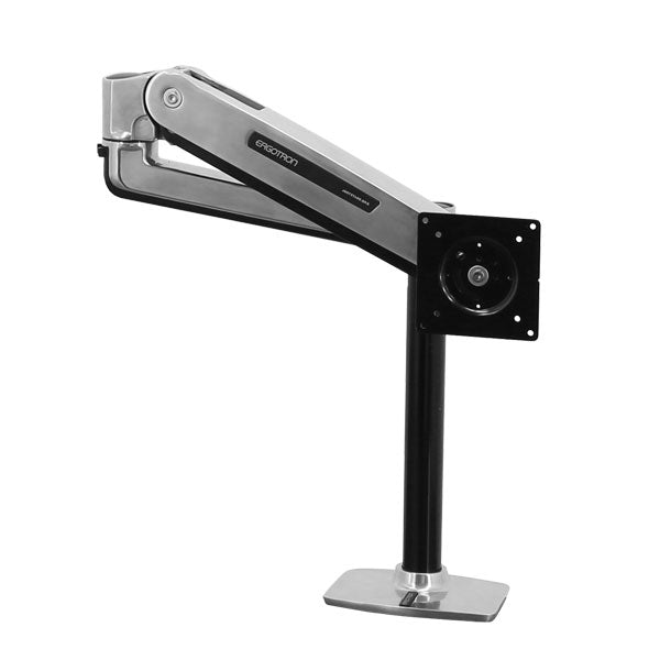 LX Sit Stand Desk Mount LCD Arm Polished 45-360-026