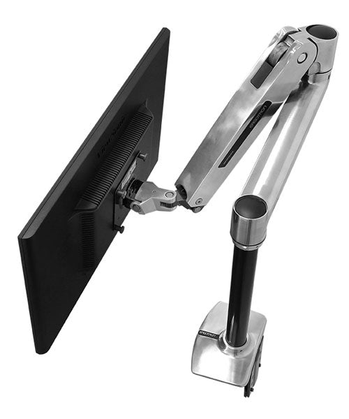 LX Sit Stand Desk Mount LCD Arm Polished 45-360-026