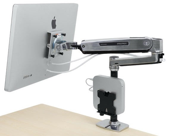LX HD Sit-Stand Desk Mount LCD Arm Poli 45-384-026