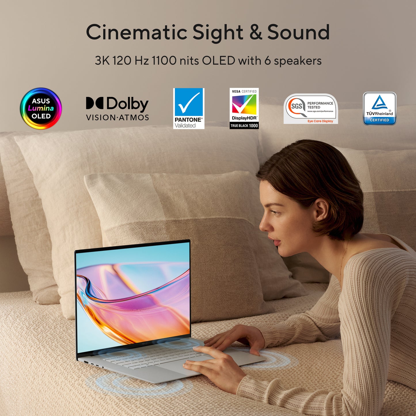 ASUS Zenbook S16 UM5606GA-SS188W, 16 3K OLED, Gorgon Point 10C, 32GB, 1TB NVMe PCIe SSD, Radeon 880M Graphics, W11H, Grey