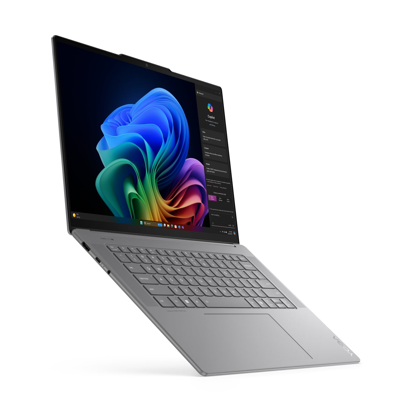 Lenovo Yoga Slim 7 15ILL10, 15.3 2.8K OLED, Intel Core Ultra 7 258V, 47 NPU TOPS, 32GB, 1TB PCIe NVMe SSD, Intel Arc Graphics 140V, W11H, G